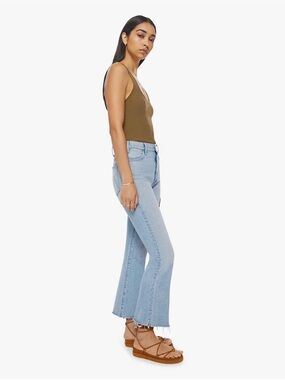 MOTHER The Hustler Ankle Fray Jeans in Smooth Sailing - Size 30